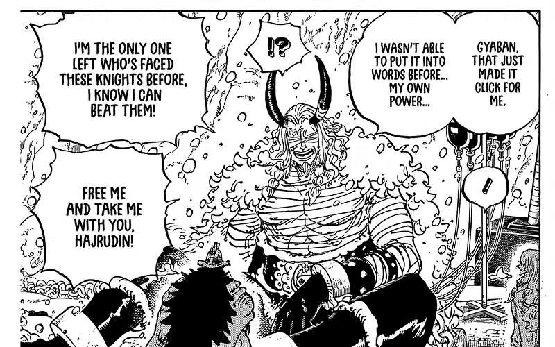 Loki tells Harjudin he faced a God’s Knight in One Piece