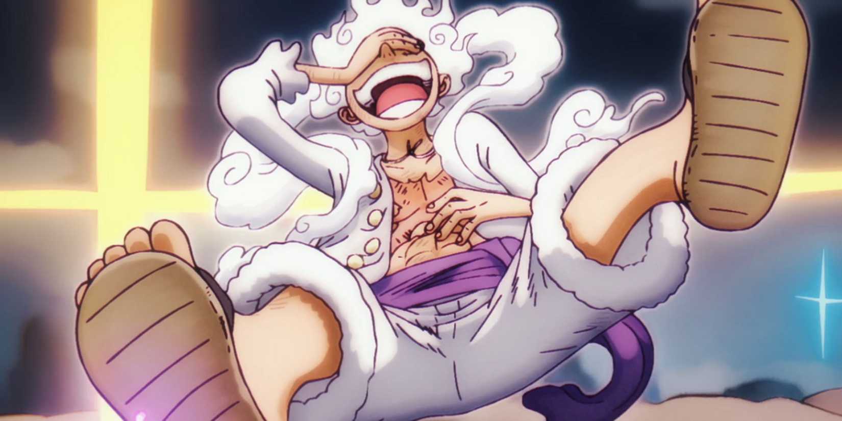Luffy awakens Gear 5