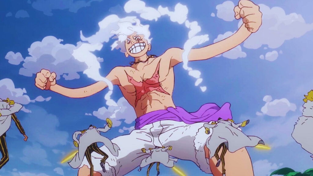 Luffy Gear 5 transformation
