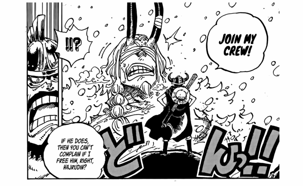 Luffy invites Loki to join his crew in One Piece