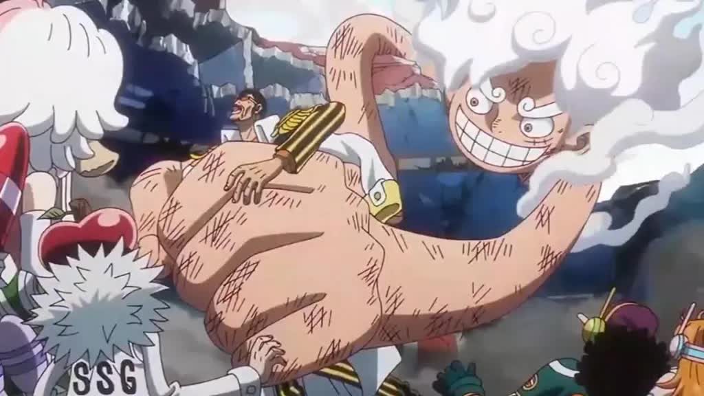 One Piece Luffy vs Kizaru showdown
