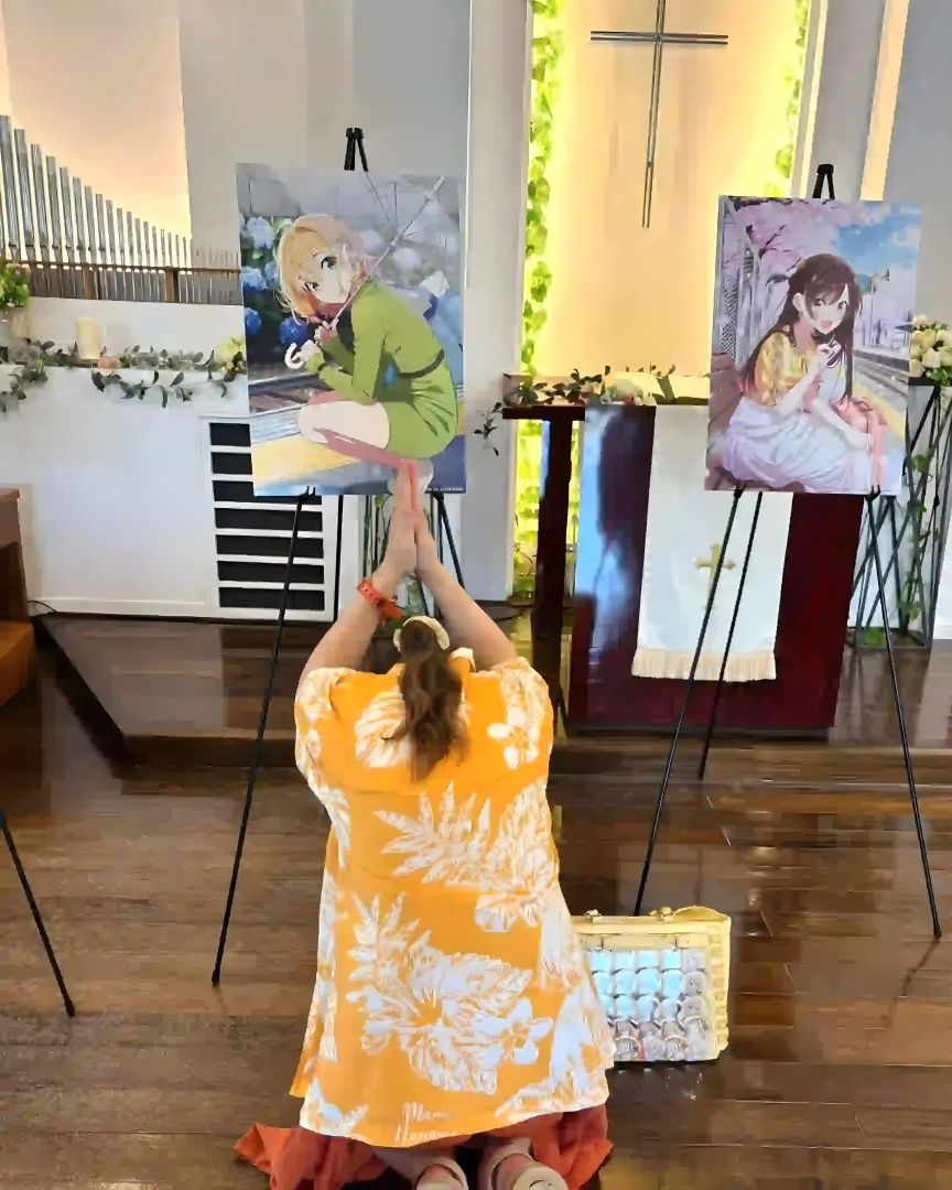 Fan art of Lucie and Mami Nanami wedding