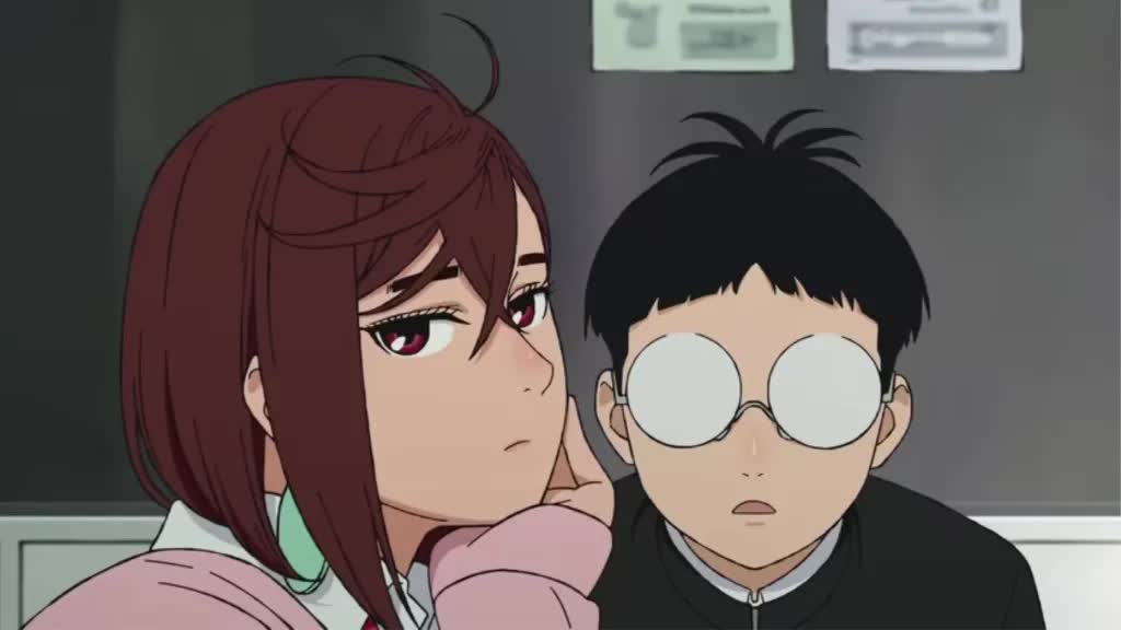 Momo and Okarun from Dandadan