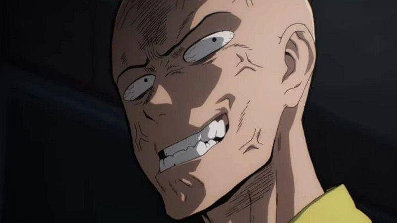 Saitama stressed trying to catch a mosquito