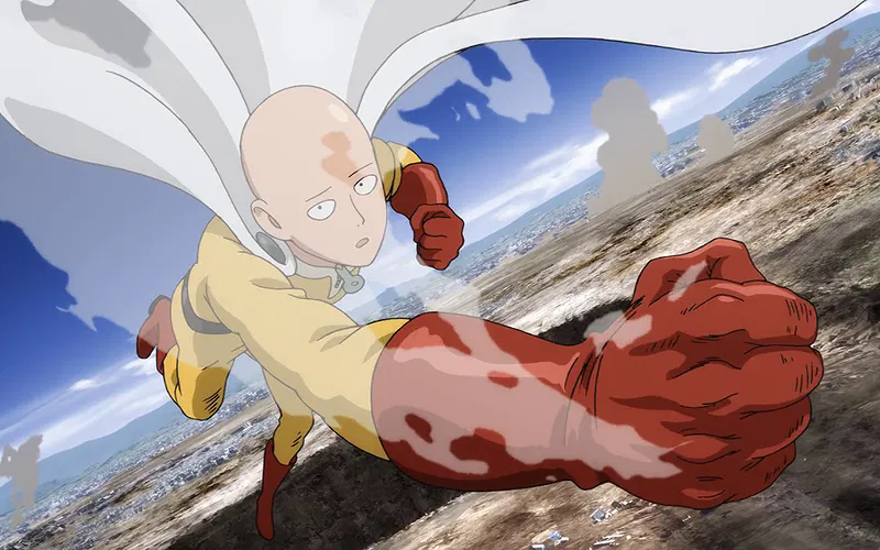 Saitama discovering his power