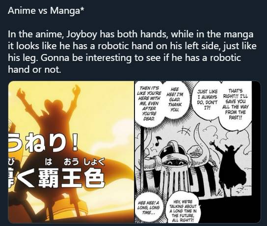 Joyboy silhouette in One Piece anime