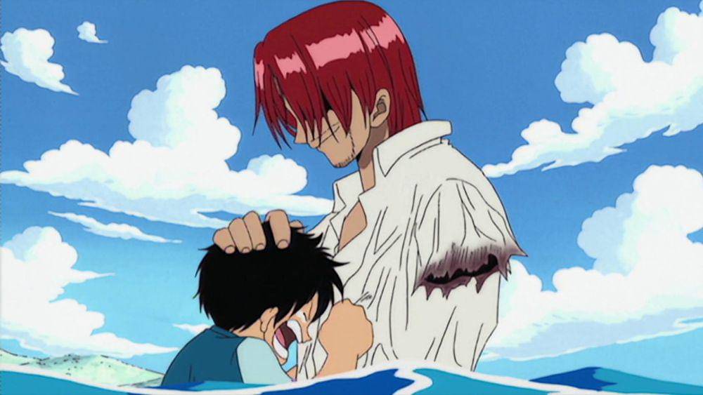 Shanks and Luffy