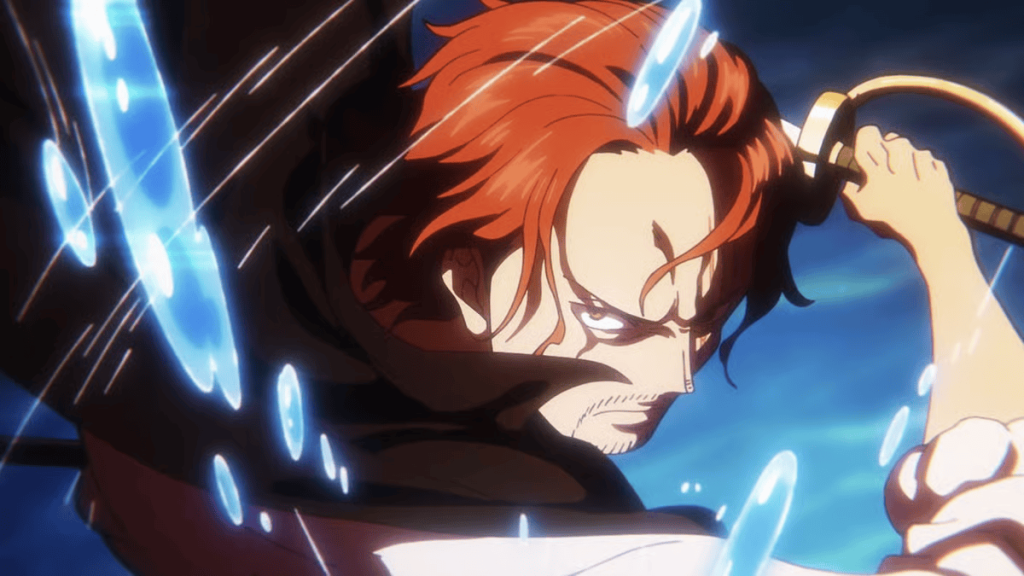 Shanks' divine departure in One Piece