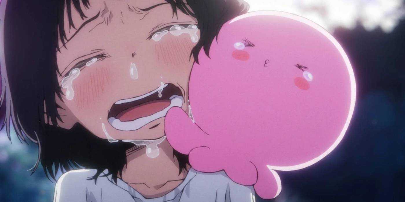 Shizuka and Takopi cry in Takopi's Original Sin