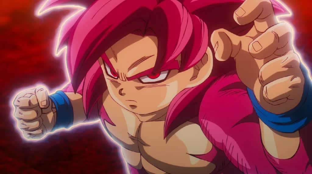 Goku transforms into Super Saiyan 4 in Dragon Ball Daima