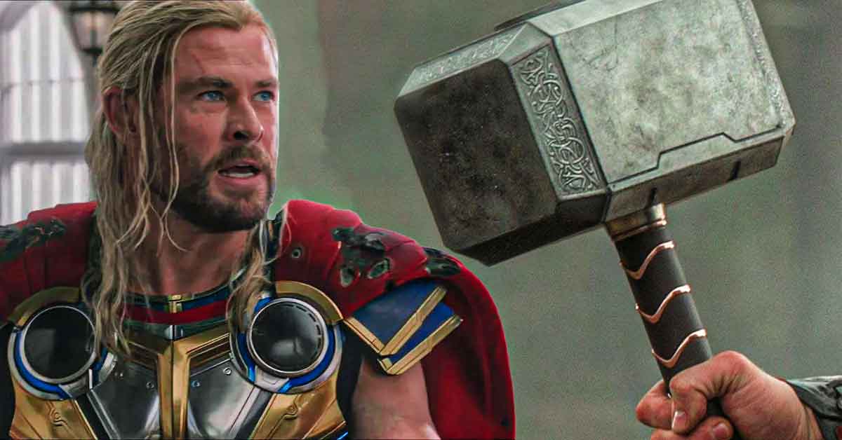 Thor wielding Mjolnir