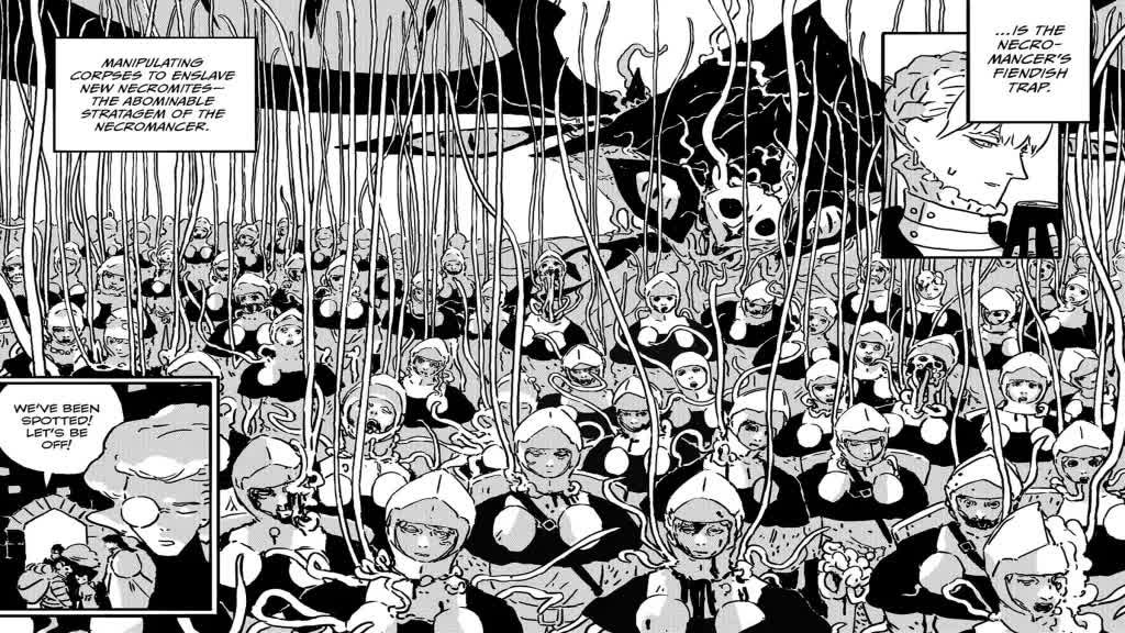 Tower Dungeon manga scene