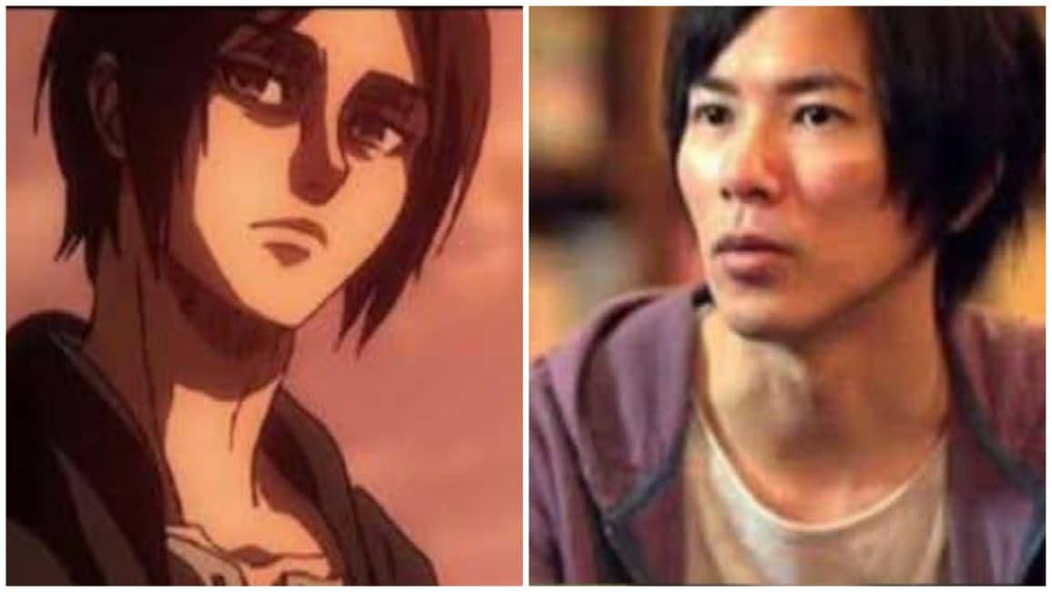 Hajime Isayama and Eren Yeager