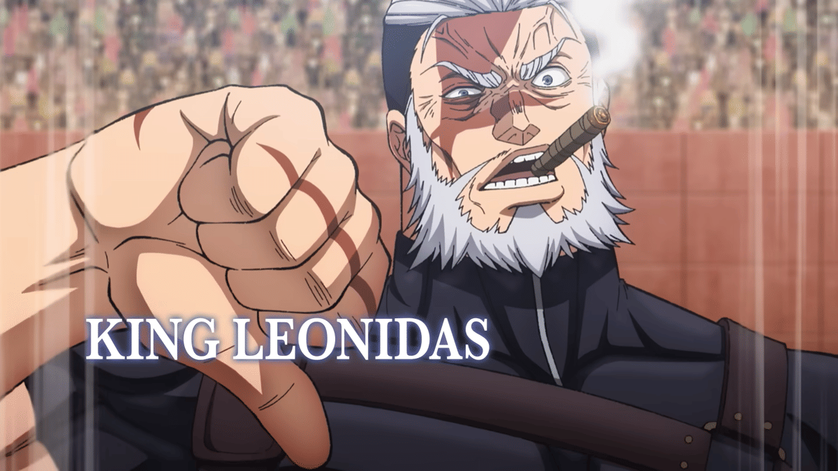 King Leonidas faces Apollo in Record of Ragnarok season 3