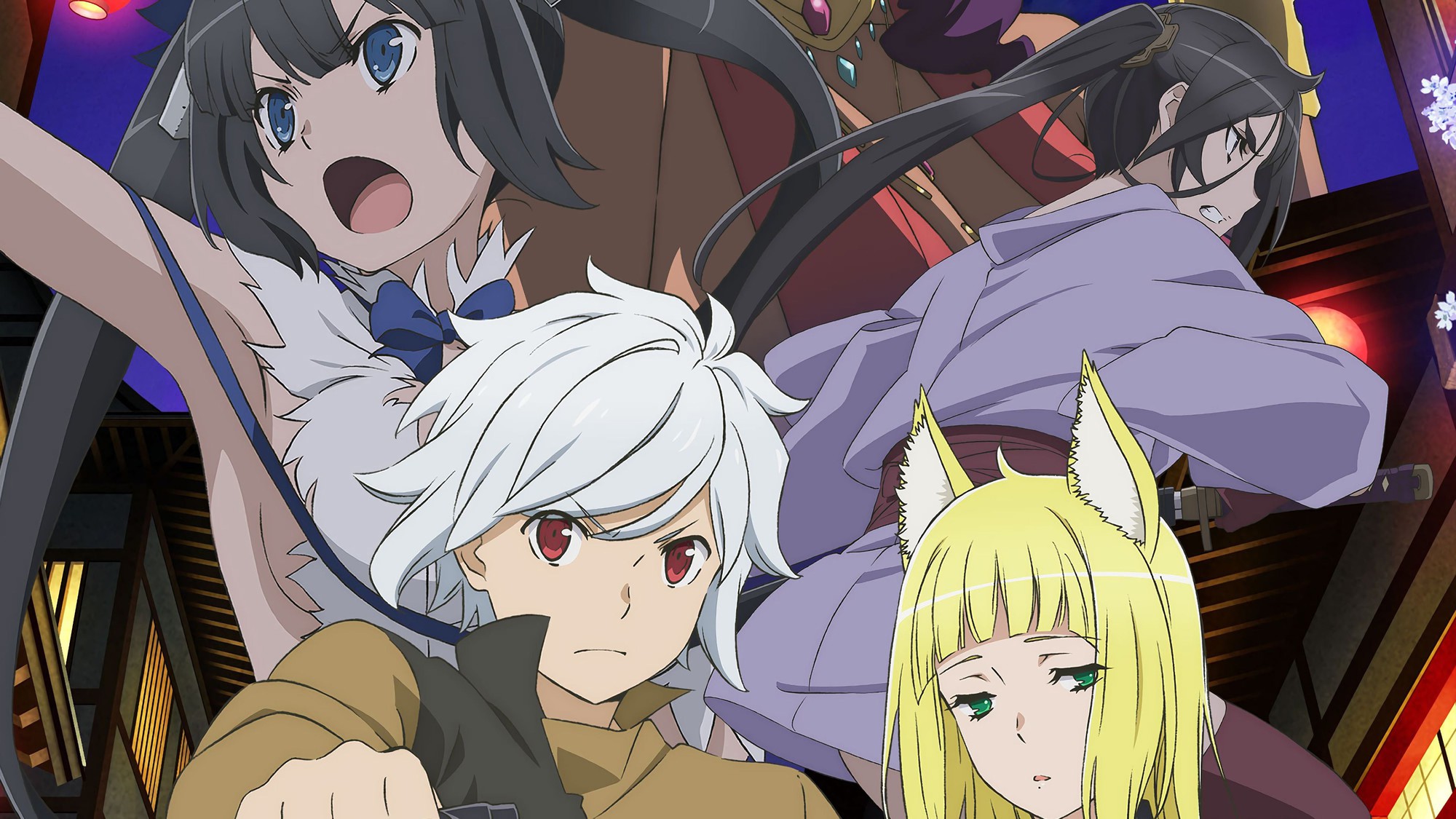 DanMachi anime characters