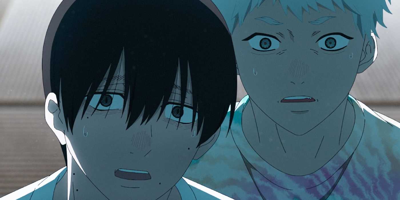Yoshiki and Hikaru look scared in The Summer Hikaru Died
