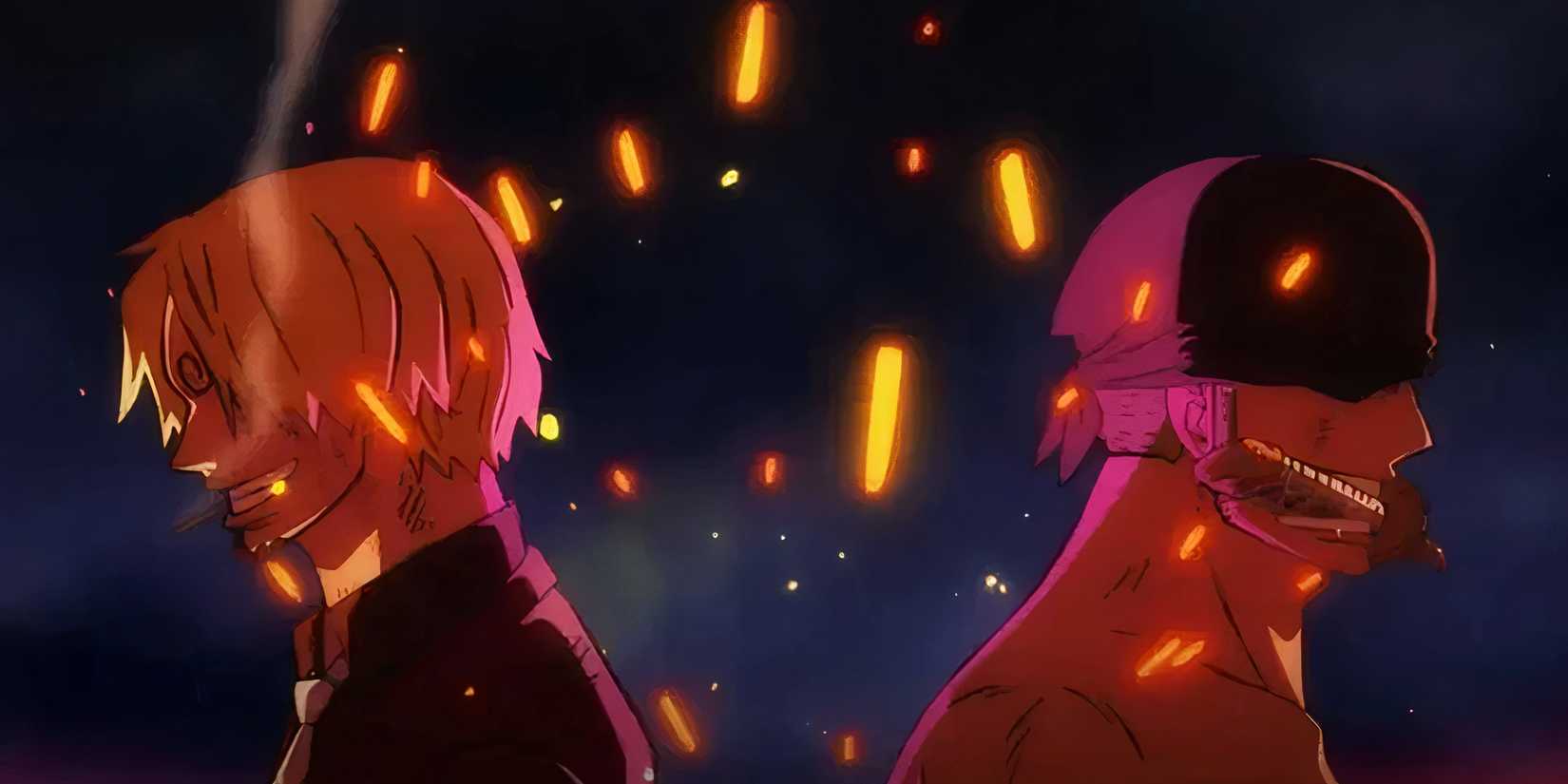 Zoro and Sanji using Haki