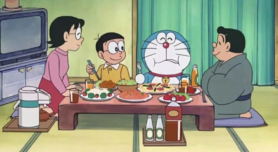 Nobita's family isn't wealthy but lives comfortably. (Screenshot)
