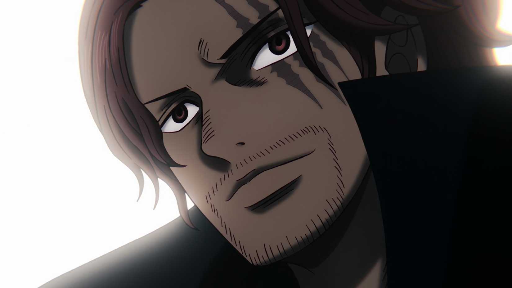 Shanks demonstrating overwhelming power in One Piece