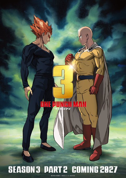 One-Punch Man Season 3 Part 2 key art
