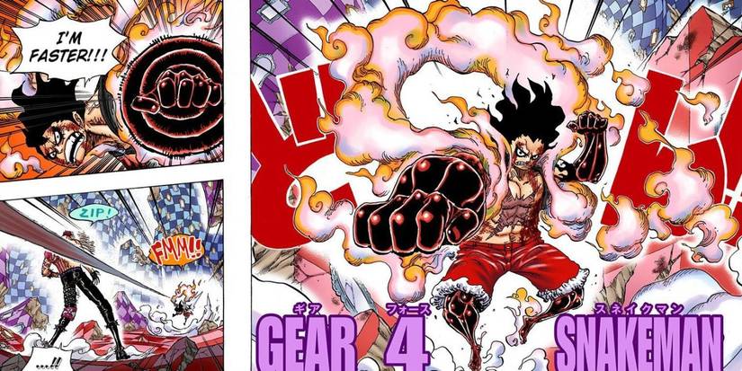 Gear 4 Snakeman concept art revealing Gear 5 elements