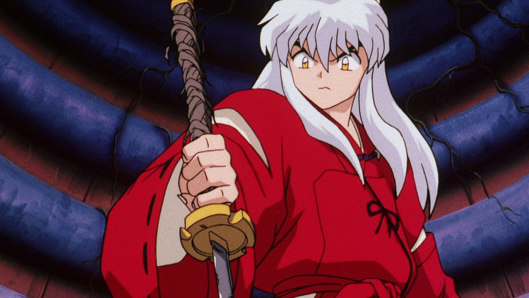 Inuyasha wielding Tessaiga