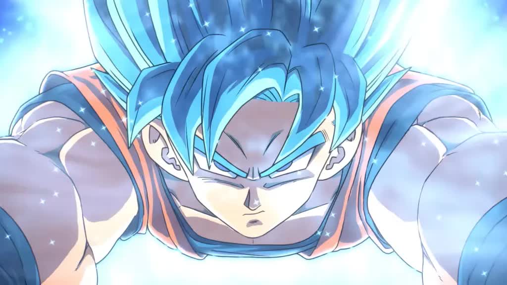 Goku in Super Saiyan Blue form