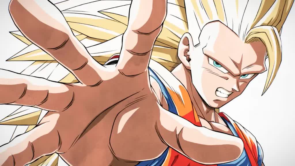 Goku in Super Saiyan 3 form