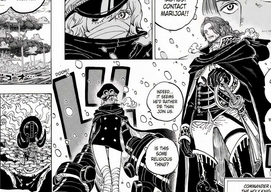 Shamrock and Gunko in One Piece