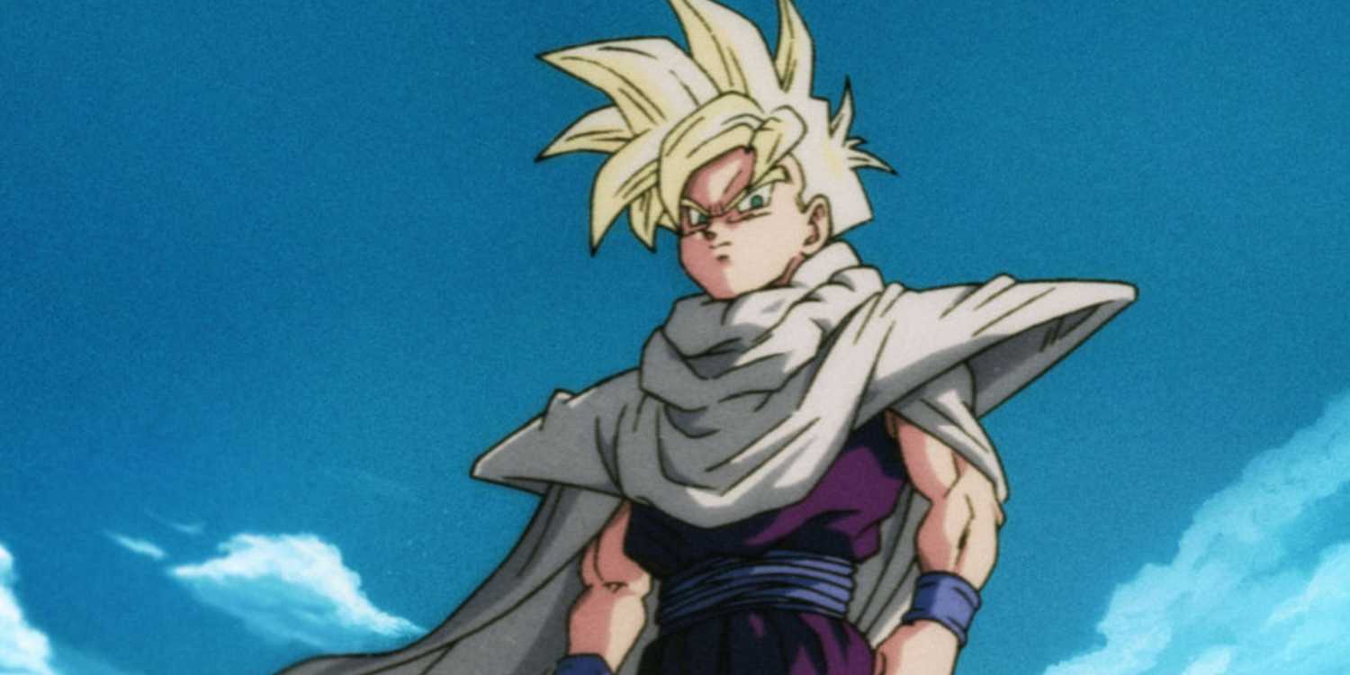 Gohan using full Super Saiyan power