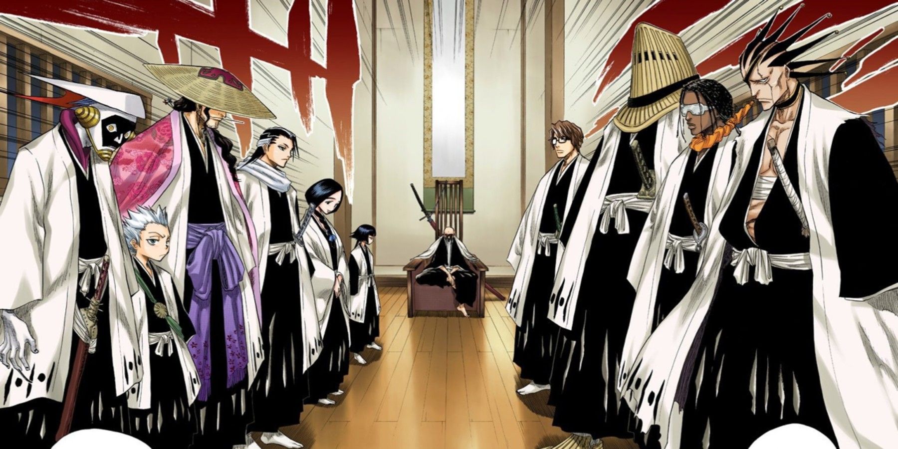 Gotei 13 captains from Bleach