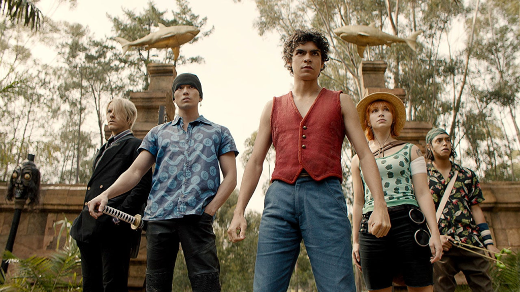 Red Hair Pirates in One Piece live-action