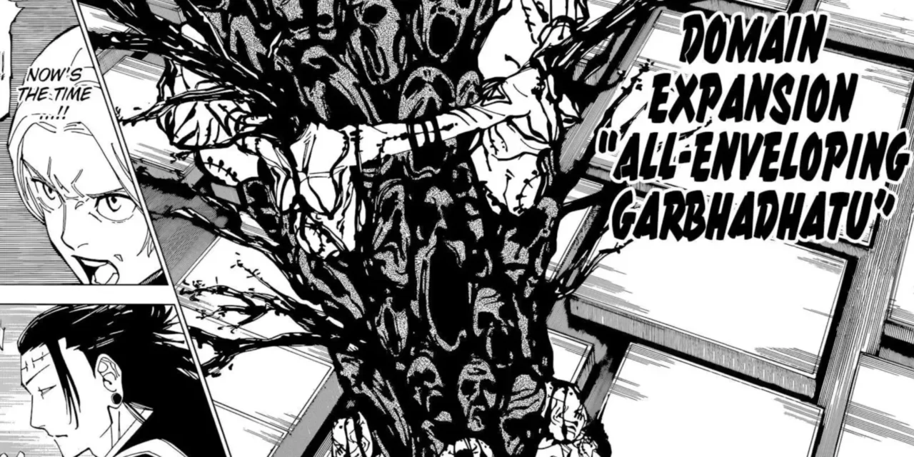 Kenjaku's Domain Expansion: grotesque faces