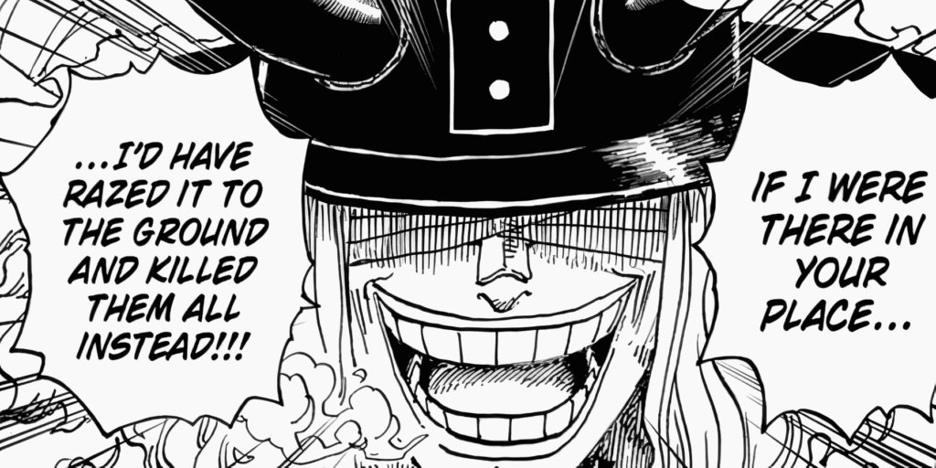 Loki flying in One Piece chapter 1171