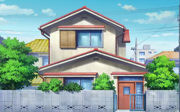 Nobita's house. (Screenshot)