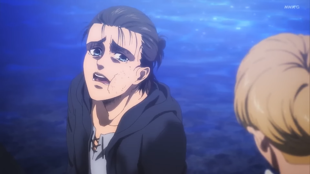 Eren Yeager in Attack on Titan
