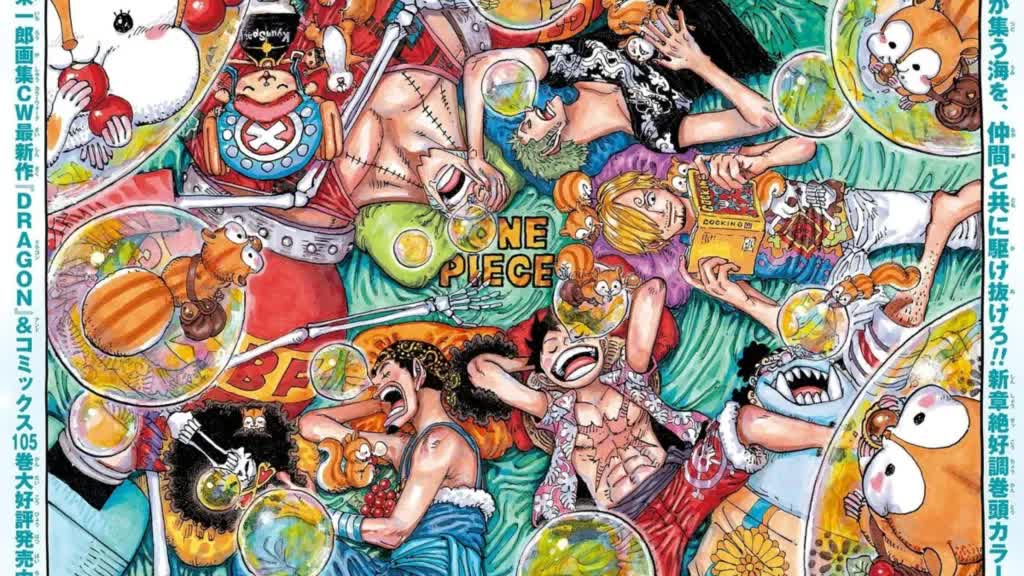 Usopp sleeping next to Ragnir in One Piece