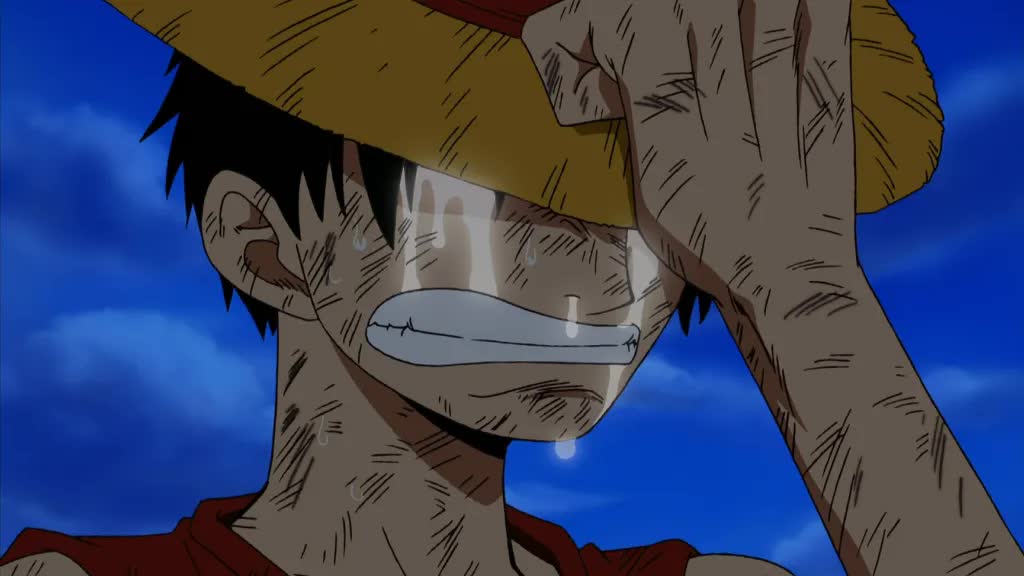 One Piece Luffy crying scene