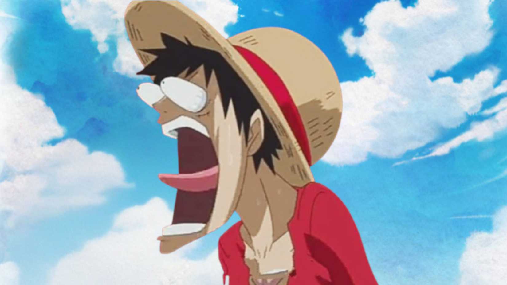 Shocked Luffy One Piece