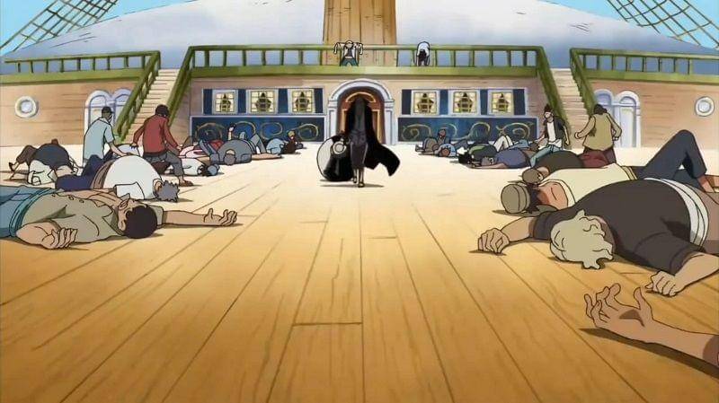 Shanks using Haoshoku Haki
