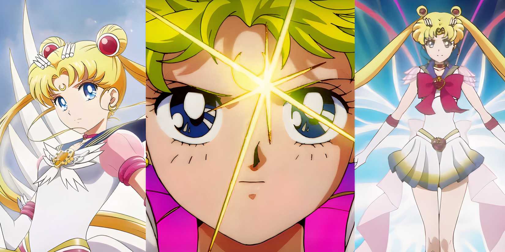 Usagi Tsukino transforming into Sailor Moon