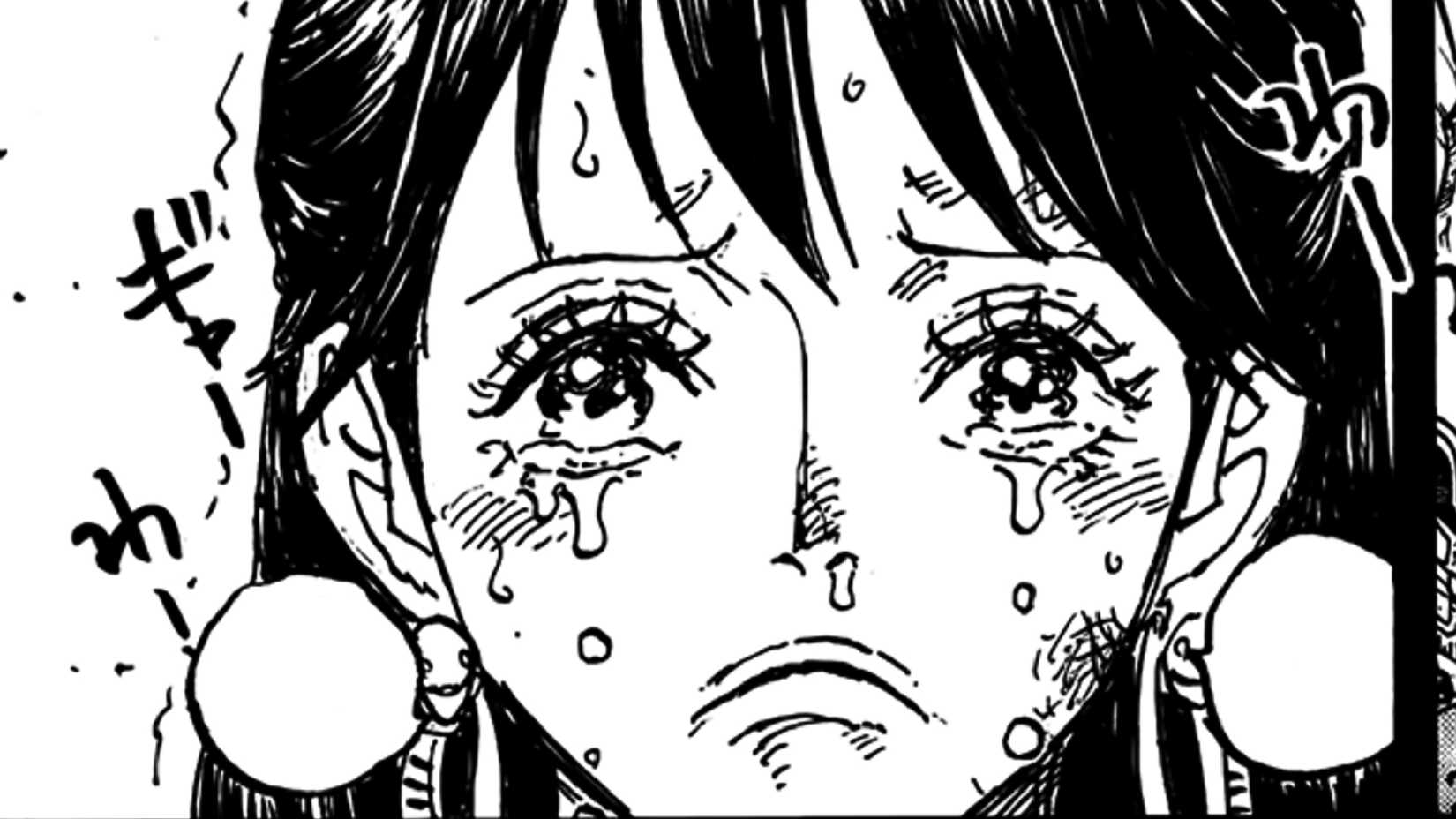 Shakky crying in One Piece