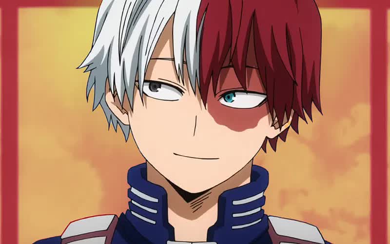 Shoto Todoroki from My Hero Academia Season 8