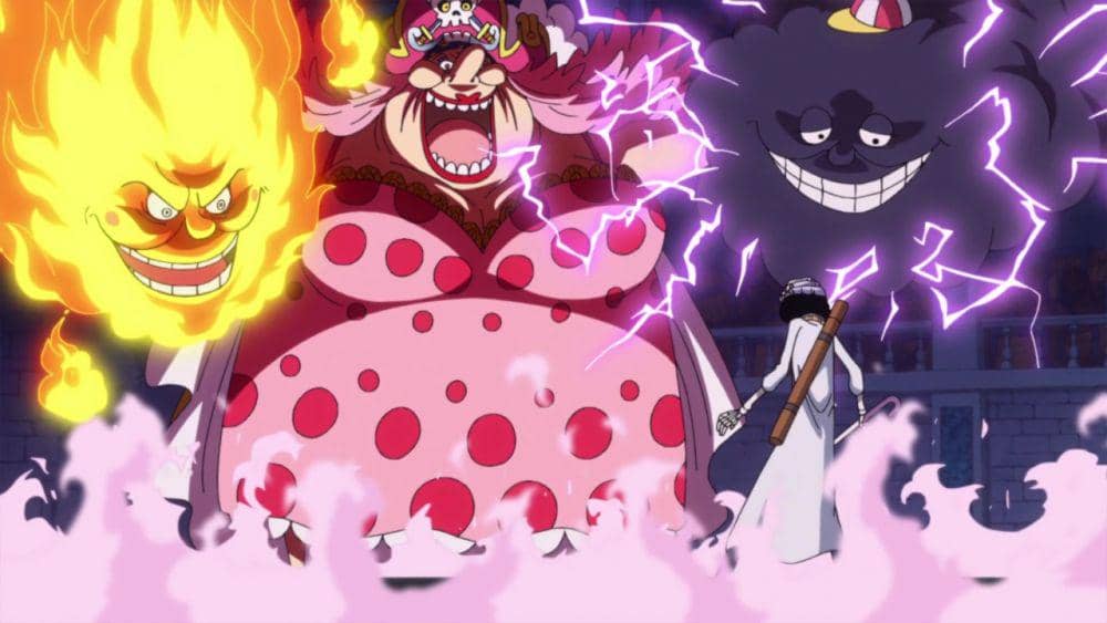 Brook facing Big Mom in One Piece