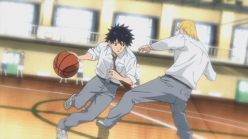 Ahiru no Sora anime scene
