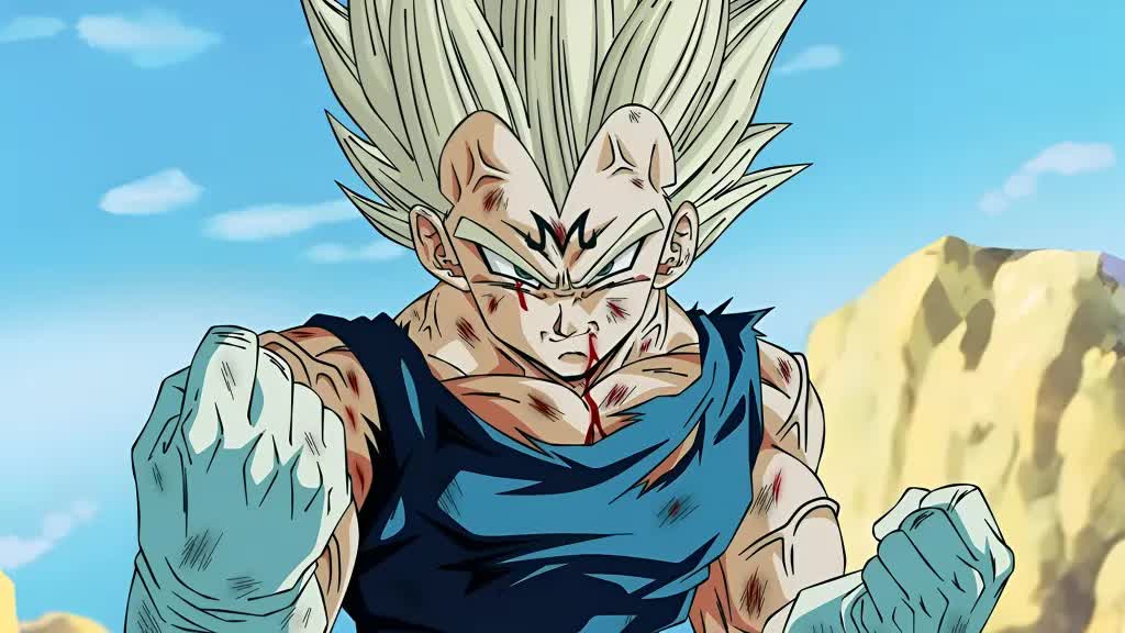 Majin Vegeta under Babidi's control