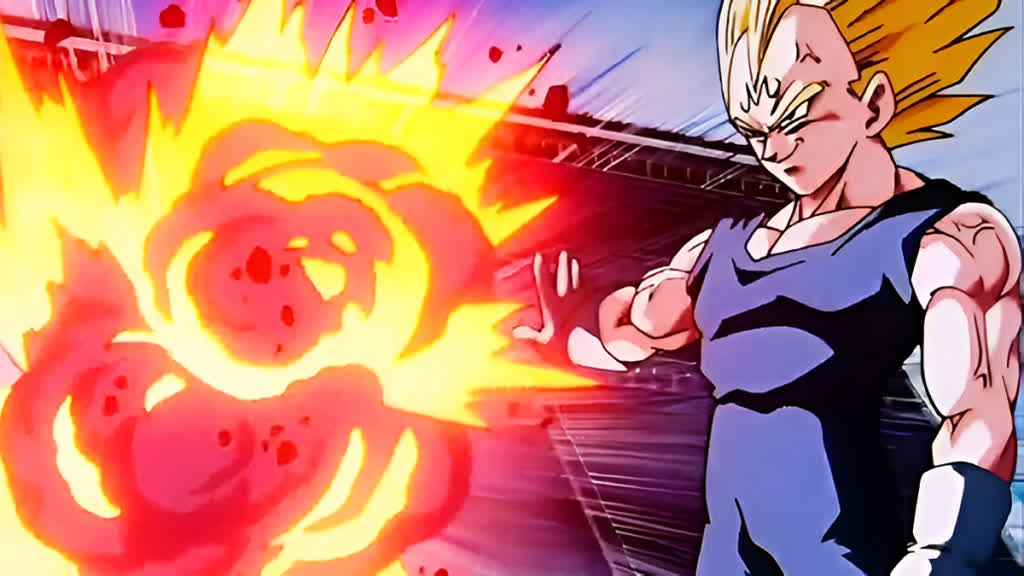 Majin Vegeta kills spectators at the tournament