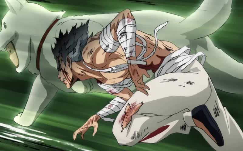 Garou copying abilities in One Punch Man