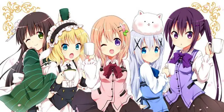 Gochuumon wa Usagi Desu ka? anime scene