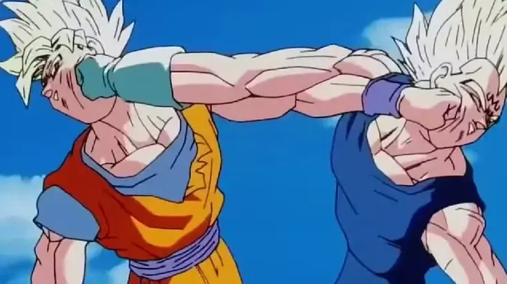 Goku and Majin Vegeta
